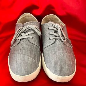 Mens size 11 Linen TOMS loafers shoes
